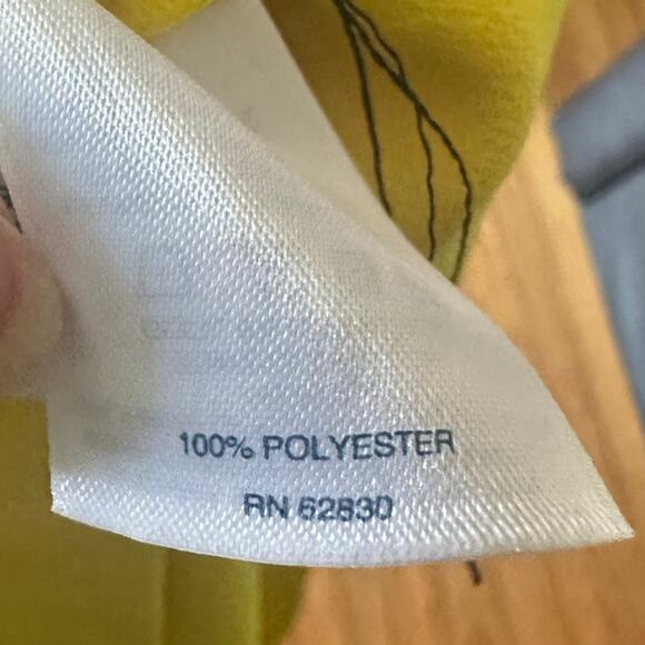 Lands’ End Bright Tunic Dress | Keyhole Tie Neck | Casual Summer Dress - Picture 11 of 11